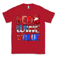 Red red wine and blue Classic Tee - MaliasSmallBusiness