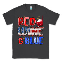Smoke red wine and blue Classic Tee - MaliasSmallBusiness