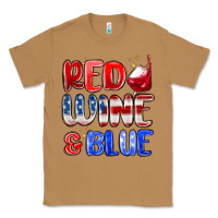 Toasted Coconut red wine and blue Classic Tee - MaliasSmallBusiness