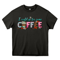 Asphalt i could go for some coffee Heavy Core Tee - AdoDesignShop