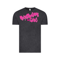 Vintage Black birthday girl Vintage Tee - MaliasSmallBusiness