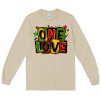 Mushroom one love juneteenth Long Sleeve Tee - LillyAllenDesigns