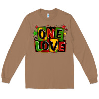 Toasted Coconut one love juneteenth Long Sleeve Tee - LillyAllenDesigns