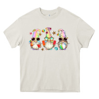 Cream summer gnomes Heavy Core Tee - Artiststas