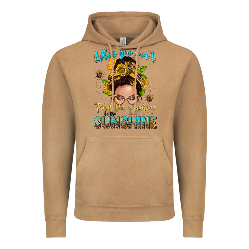 When You Cant Find The Sunshine Be The Sunshine Me Vintage Hoodie by NancyCooperArtShop | Teevron