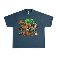 Midnight Navy zoo vibes Urban Heavy Tee - JahusDesignShop