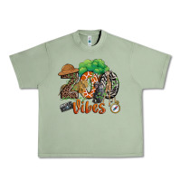 Oil Green zoo vibes Urban Heavy Tee - JahusDesignShop