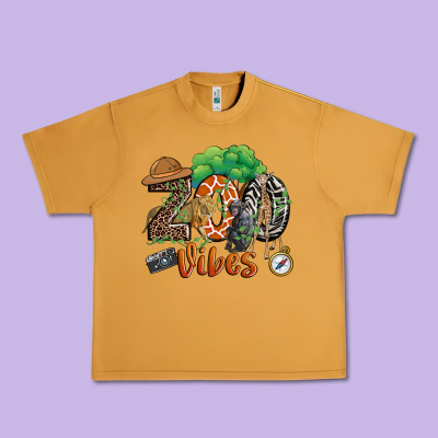 Zoo Vibes Urban Heavy Tee Designed By Jahusdesignshop