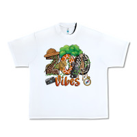White zoo vibes Urban Heavy Tee - JahusDesignShop