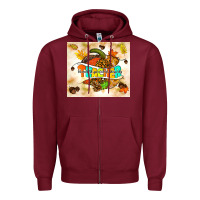 Burgundy fall teacher pumpkin Zipper Hoodie - TumblerDesignByShophia