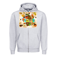 Heather Grey fall teacher pumpkin Zipper Hoodie - TumblerDesignByShophia