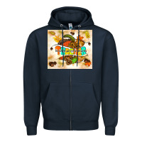 Navy fall teacher pumpkin Zipper Hoodie - TumblerDesignByShophia
