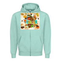 Seafoam fall teacher pumpkin Zipper Hoodie - TumblerDesignByShophia