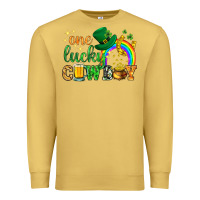 Antique Gold One lucky cowboy St. Patricks day Premium Sweatshirt - HowdyJamesFarm