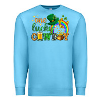 Ocean Blue One lucky cowboy St. Patricks day Premium Sweatshirt - HowdyJamesFarm