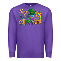 Purple One lucky cowboy St. Patricks day Premium Sweatshirt - HowdyJamesFarm