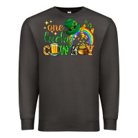 Smoke One lucky cowboy St. Patricks day Premium Sweatshirt - HowdyJamesFarm