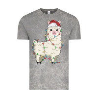 Cloud Rock christmas llama Vintage Tee - MaliasSmallBusiness