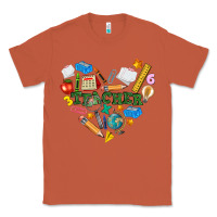 Copper teacher heart Classic Tee - NancyCooperArtShop