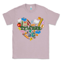 Lilac teacher heart Classic Tee - NancyCooperArtShop