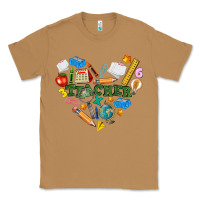 Toasted Coconut teacher heart Classic Tee - NancyCooperArtShop
