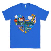 True Royal teacher heart Classic Tee - NancyCooperArtShop