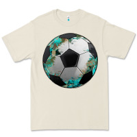 Bone western sport soccer camouflage turquoise pattern Premium Tee - Artiststas