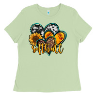 Matcha softball hearts Ladies Tee - Jasminsmagicworld