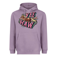 Lavender Yee haw Heavyweight Hoodie - HowdyJamesFarm