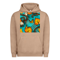 Pigment Burro autumn leaves seamless pattern Urban Hoodie - BundleAndBundleShop