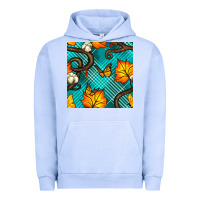 Pigment Grape Ice autumn leaves seamless pattern Urban Hoodie - BundleAndBundleShop