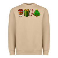 Mushroom christmas items Heavyweight Sweatshirt - LillyAllenDesigns