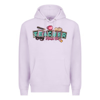 Lilac teacher mom Premium Hoodie - CowGirlArtShop