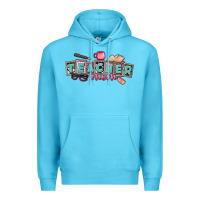 Ocean Blue teacher mom Premium Hoodie - CowGirlArtShop