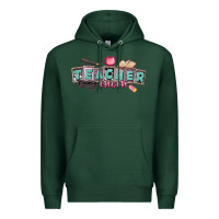 Sports Green teacher mom Premium Hoodie - CowGirlArtShop