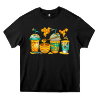 Black bumble bee honey coffee Heavy Core Tee - Jasminsmagicworld