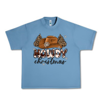 Pebble Blue howdy christmas Urban Heavy Tee - MaliasSmallBusiness