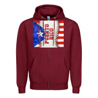 Burgundy baseball puerto rico tumbler tbs Zipper Hoodie - TumblerDesignByShophia