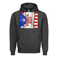 Charcoal Heather baseball puerto rico tumbler tbs Zipper Hoodie - TumblerDesignByShophia