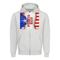 Dove Grey baseball puerto rico tumbler tbs Zipper Hoodie - TumblerDesignByShophia