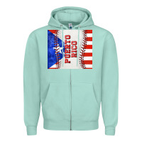 Seafoam baseball puerto rico tumbler tbs Zipper Hoodie - TumblerDesignByShophia