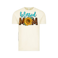 Vintage Arctic blessed mom with sunflower Vintage Tee - NancyCooperArtShop