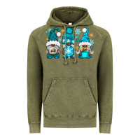 Vintage Olive winter afro gnomies Vintage Hoodie - NancyCooperArtShop