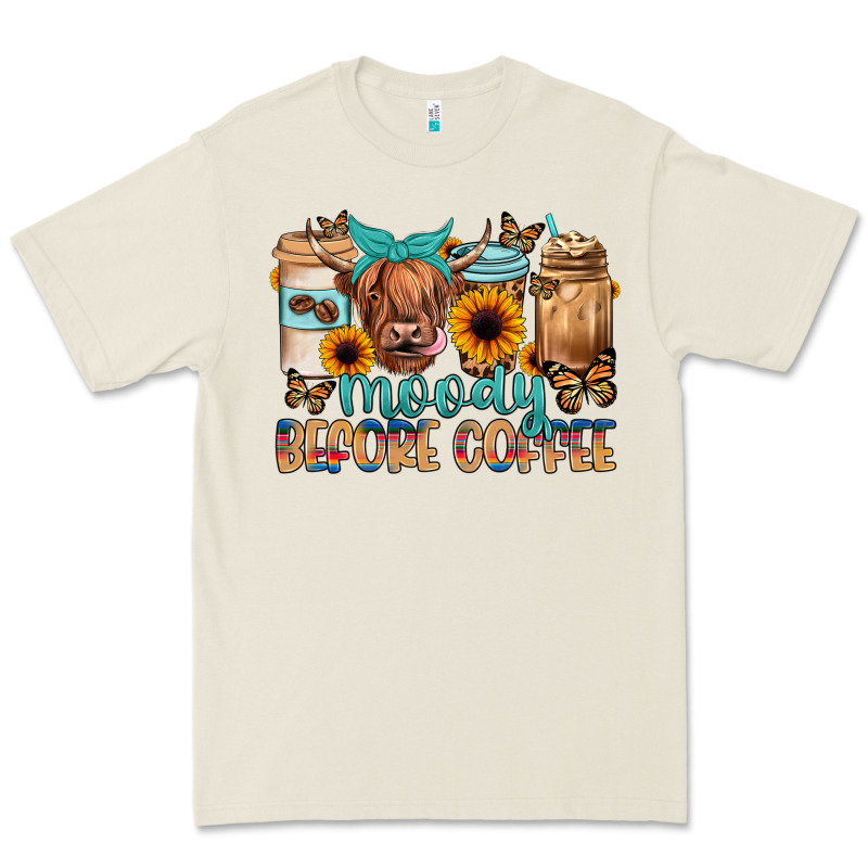 Moody Before Coffee Premium Tee by JahusDesignShop | Teevron