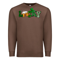 Chestnut Lucky with beer St. Patricks day Premium Sweatshirt - HowdyJamesFarm