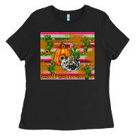 Black pumpkin Ladies Tee - JahusDesignShop