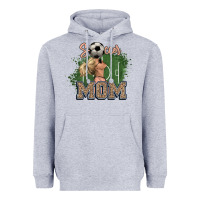 Heather Grey Soccer Mom Mother's Day Heavyweight Hoodie - HowdyJamesFarm