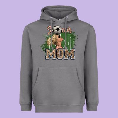 Soccer Mom Mother's Day Heavyweight Hoodie Designed By Howdyjamesfarm