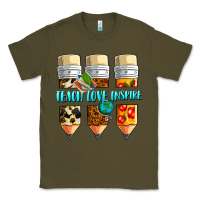 Army Green teach love inspire Classic Tee - NancyCooperArtShop