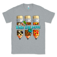 Heather Grey teach love inspire Classic Tee - NancyCooperArtShop